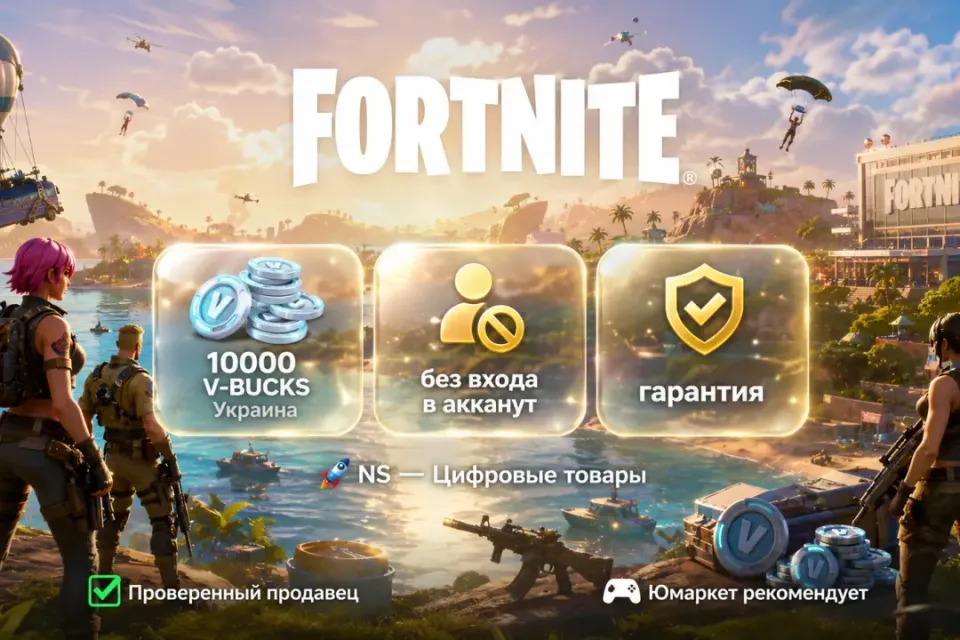 🔰 Fortnite Украина — [10000 V-BUCKS / любая платформа / без входа в акканут] 🔰