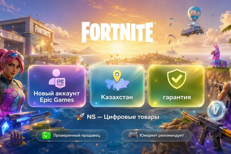 🔰 Fortnite Epic Games — [новый аккаунт Казахстан] 🔰