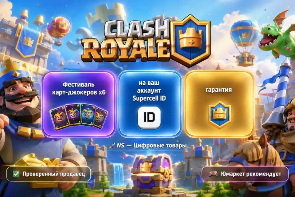 🔰 Clash Royale — [фестиваль карт джокеров х6 на Ваш аккаунт] 🔰