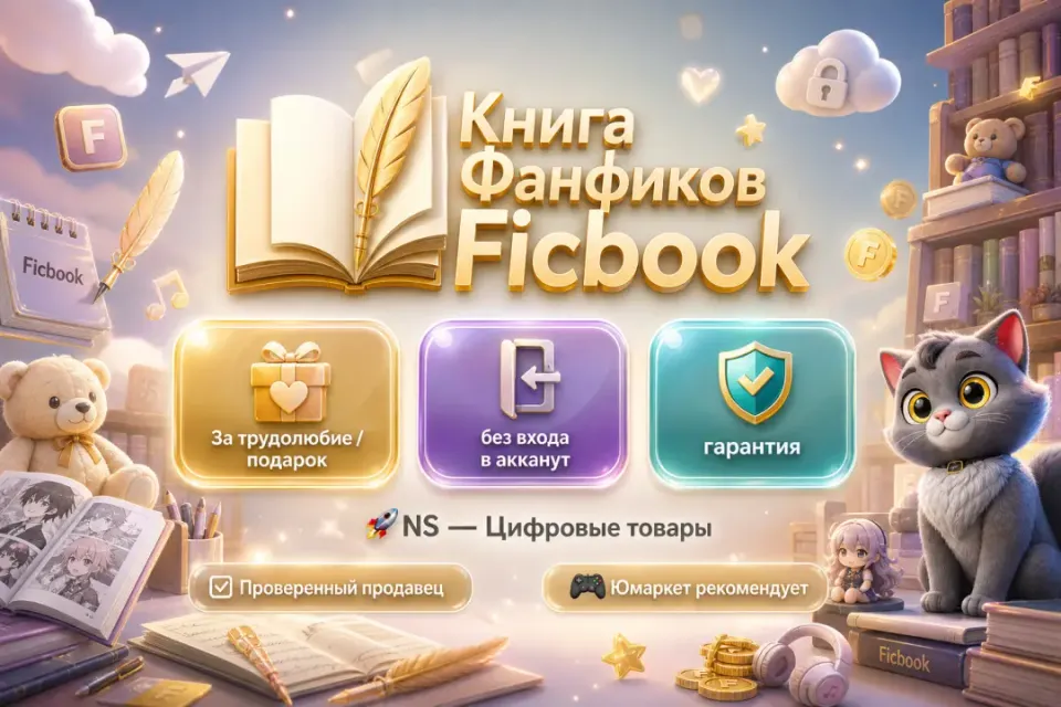 🔰 Книга Фанфиков — [Ficbook / За трудолюбие / подарок / без входа в акканут] 🔰