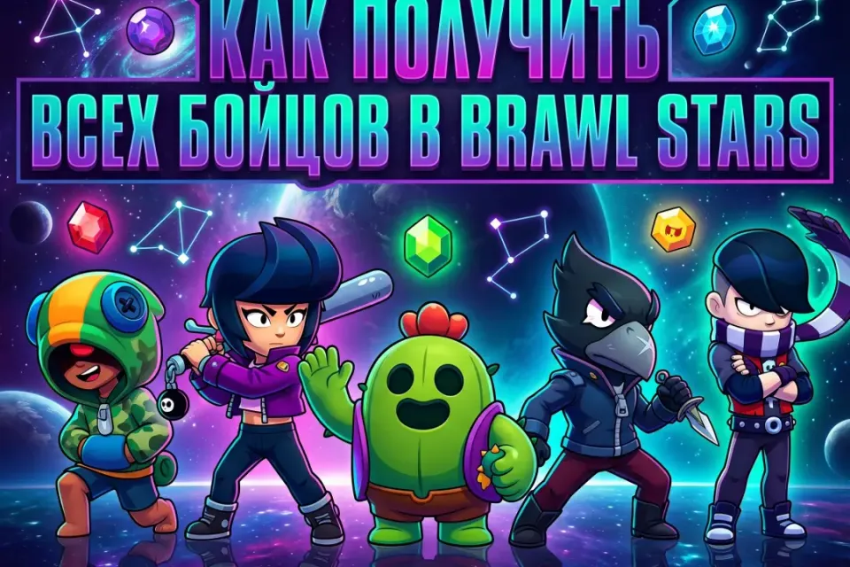🔥💚 Как быстро собрать всех бойцов 💚🔥 Brawl Stars