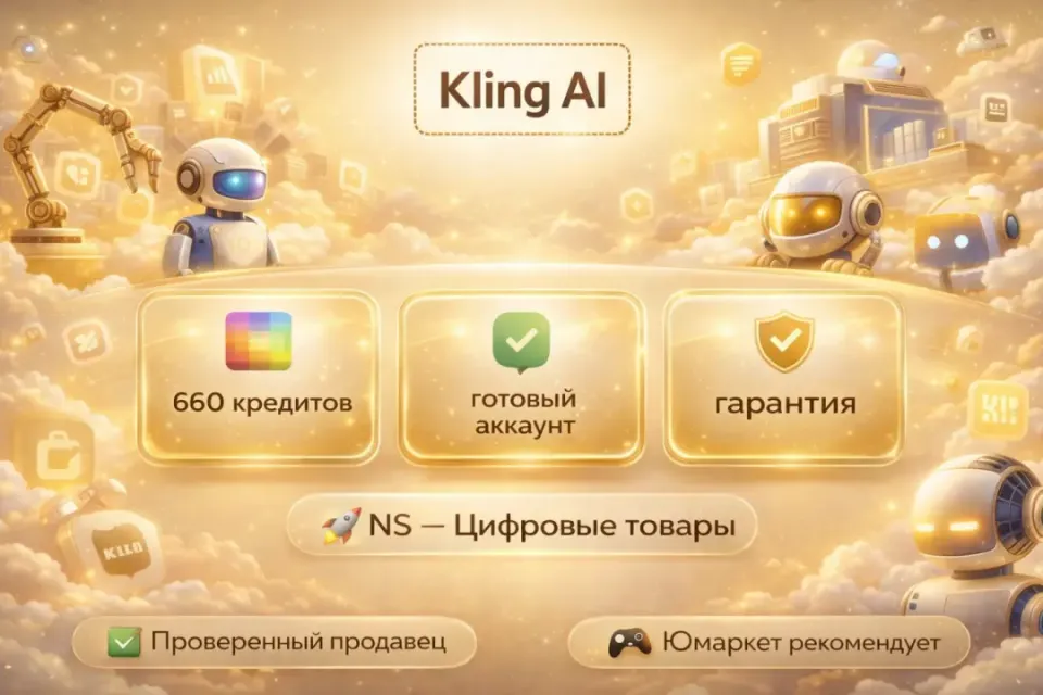 🔰 Kling AI — [660 кредитов / без подписки / готовый аккаунт] 🔰