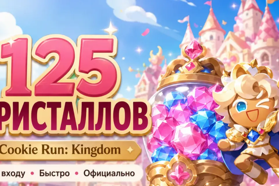 ⭐️125 Кристаллов по ВХОДУ  | Официально⭐️
