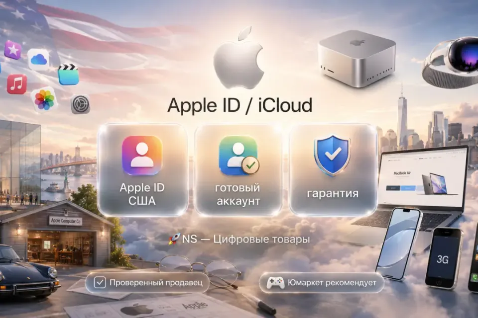 🔰 Готовый Apple ID — [США / Без 2FA] 🔰