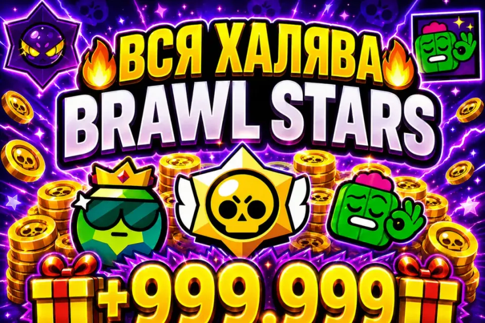 😍😍ВСЯ ХАЛЯВА BRAWL STARS💎+999.999🎁😍😍