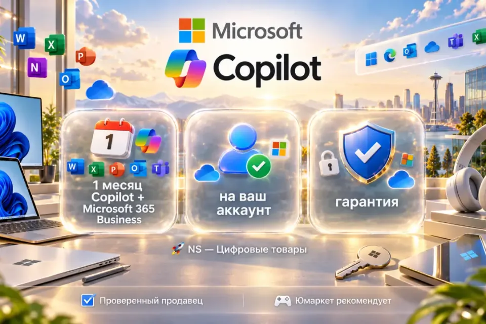 🔰 Copilot AI — [1 месяц Copilot + Microsoft 365 Business 1 пользователь на Ваш аккаунт] 🔰