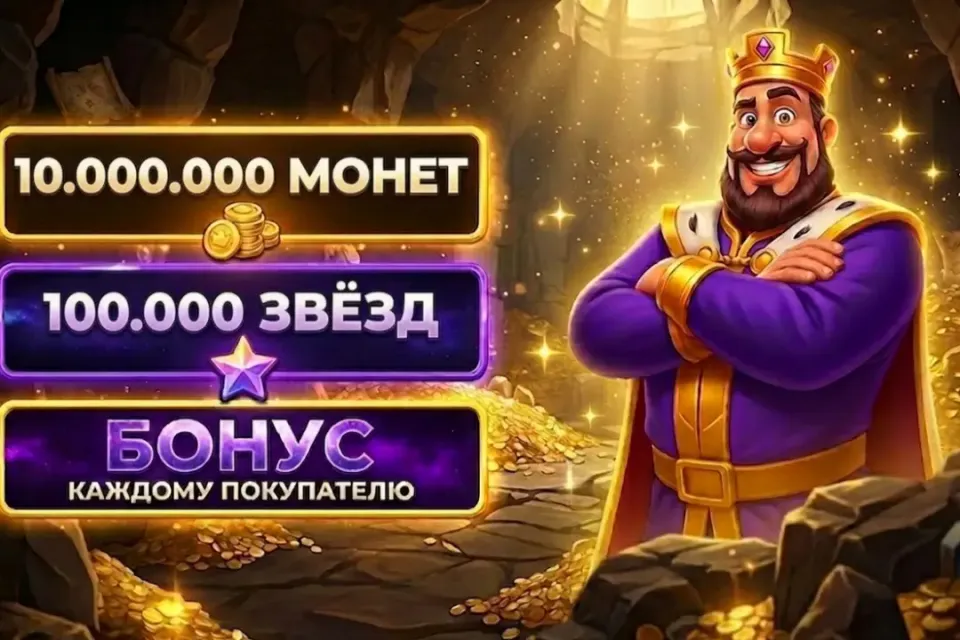 └ANDROID | iOS┘👑 10.000.000 МОНЕТ ⭐ 100.000 ЗВЁЗД + БОНУС 💎 rmc