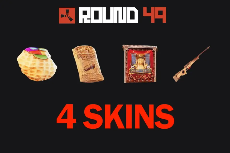 Скины RUST Twitch Drops [4шт] Раунд 49