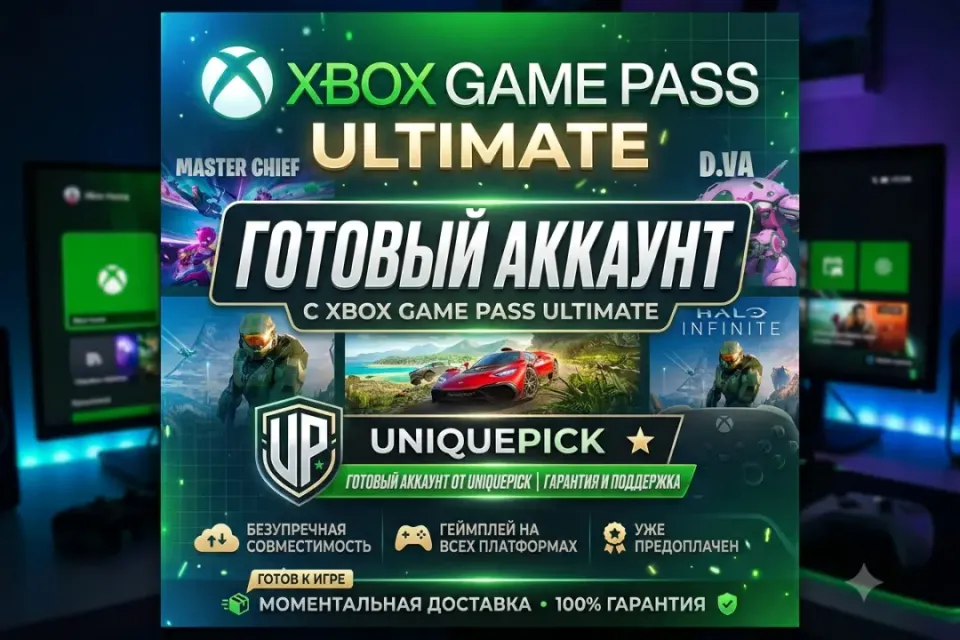 🎁🟣𝗫𝗕𝗢𝗫 𝗚𝗔𝗠𝗘 𝗣𝗔𝗦𝗦 ULTIMATE | 1 МЕСЯЦ | EA PLAY + XCLOUD | ГОТОВЫЙ АККАУНТ |🎁🟣