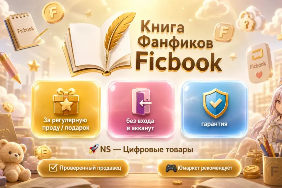 🔰 Книга Фанфиков — [Ficbook / За регулярную проду / подарок / без входа в акканут] 🔰