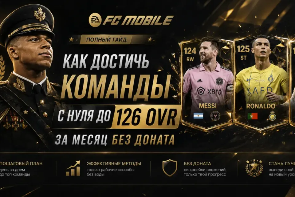 💎ГАЙД С 0 ДО 126 OVR ЗА МЕСЯЦ (БЕЗ ДОНАТА!) 💎