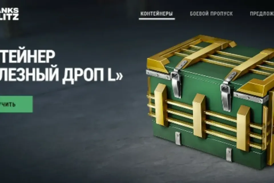 🌟Контейнер полезный дроп L на ваш аккаунт! 🌟