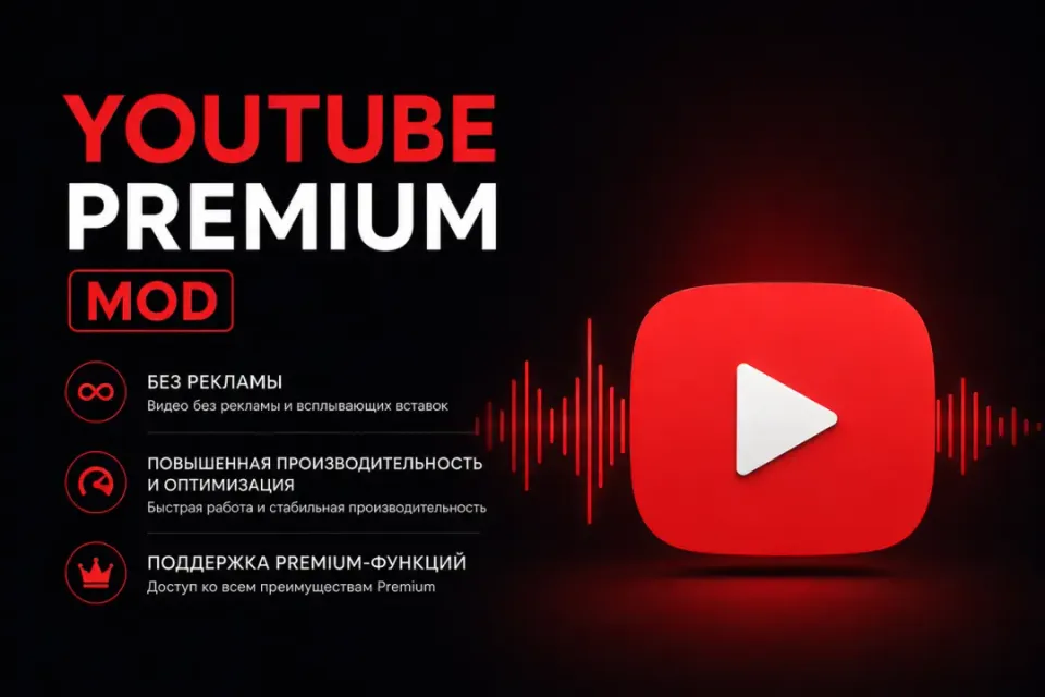 ▶️ YouTube Premium MOD — Без рекламы + Premium 🚀
