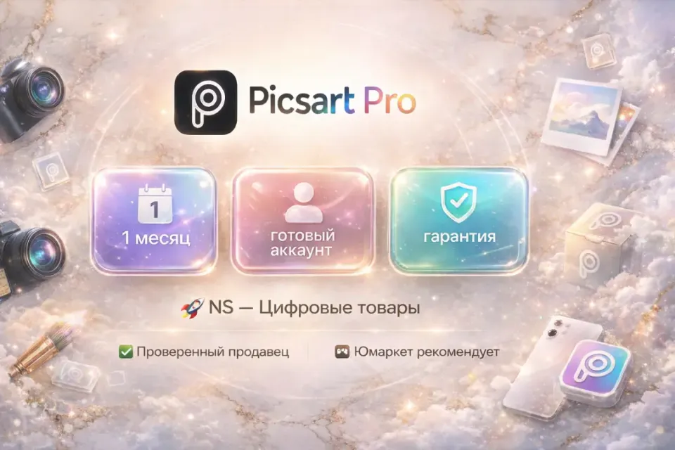 🔰 Picsart Pro — [1 месяц готовый аккаунт] 🔰