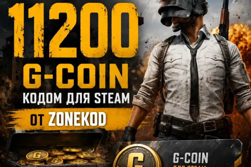 ⭐PUBG | Моментально | Код Steam | Любой сервер⭐🔥🍁11200 G-coin🍁🔥