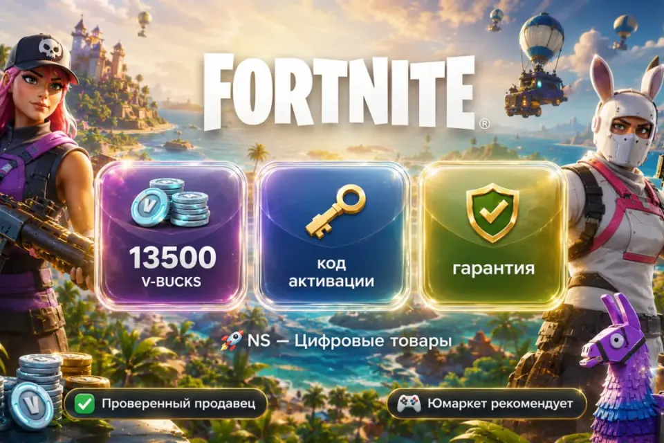 🔰 Fortnite — [13500 V-BUCKS PlayStation / Xbox / Nintendo / ПК / Код] 🔰