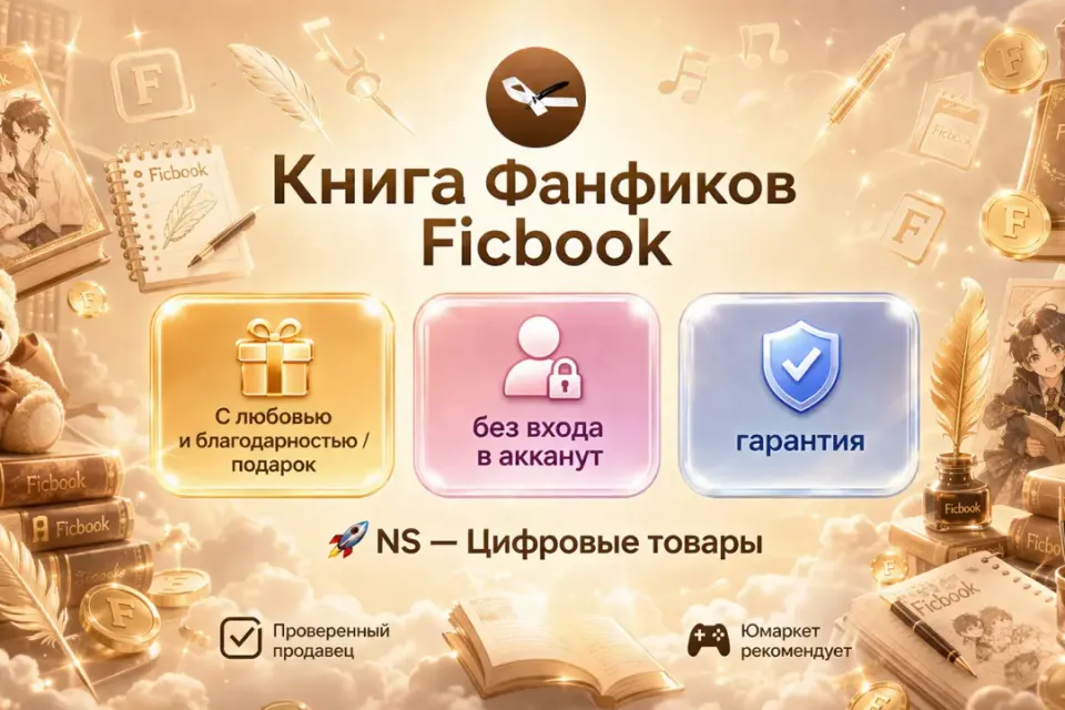 🔰 Книга Фанфиков — [Ficbook / С любовью и благодарностью / подарок / без входа в акканут] 🔰