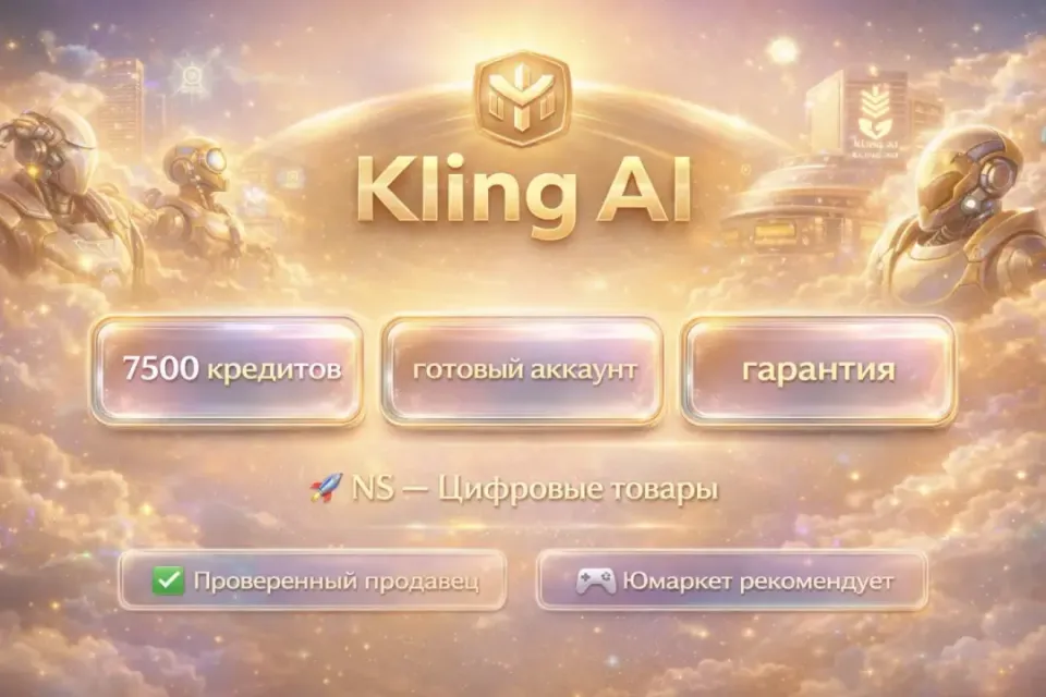 🔰 Kling AI — [7500 кредитов / без подписки / готовый аккаунт] 🔰