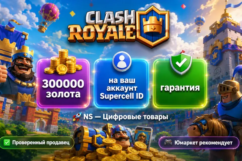 🔰 Clash Royale — [300000 золота на Ваш аккаунт] 🔰