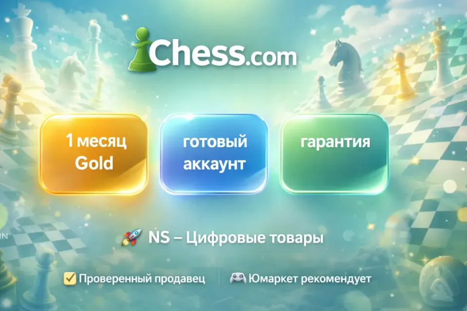 🔰 Chess com Gold — [1 месяц готовый аккаунт] 🔰