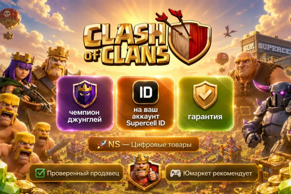 🔰 Clash of Clans — [чемпион джунглей на Ваш аккаунт] 🔰
