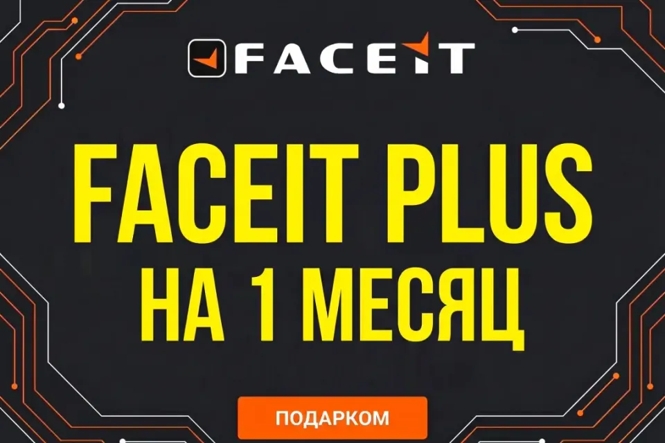 🔥FACEIT Plus на 1 месяц💜ПОДАРКОМ💜ПО НИКУ💜БЕЗ ВХОДА🔥