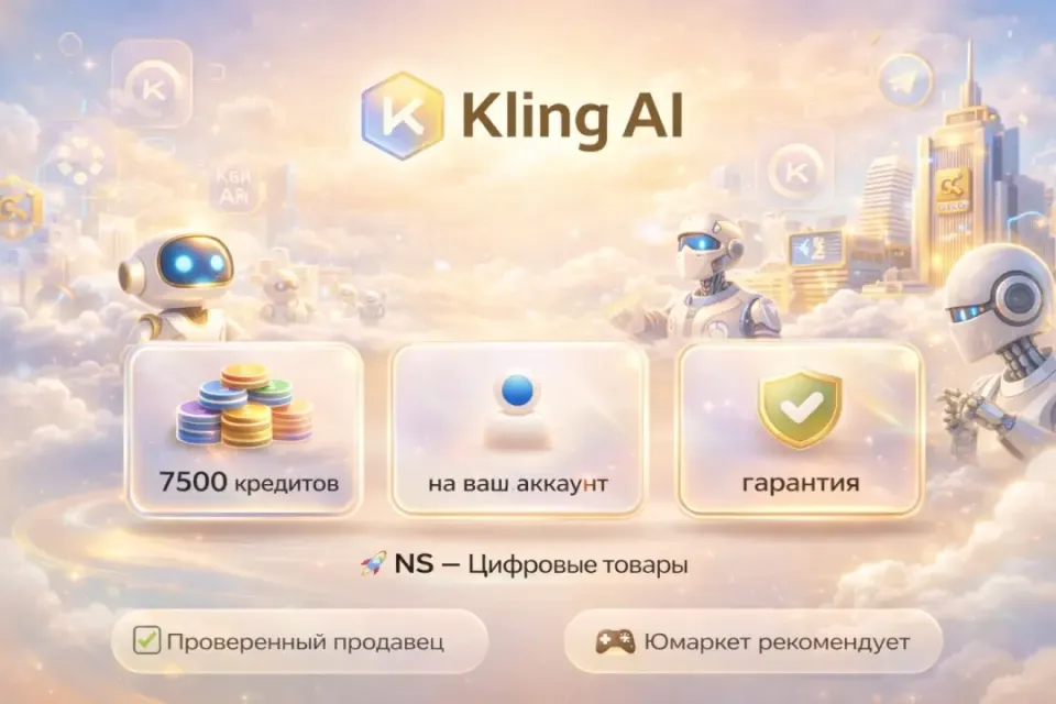 🔰 Kling AI — [7500 кредитов / без подписки / на Ваш аккаунт] 🔰