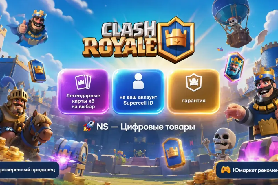 🔰 Clash Royale — [легендарные карты х8 на выбор на Ваш аккаунт] 🔰