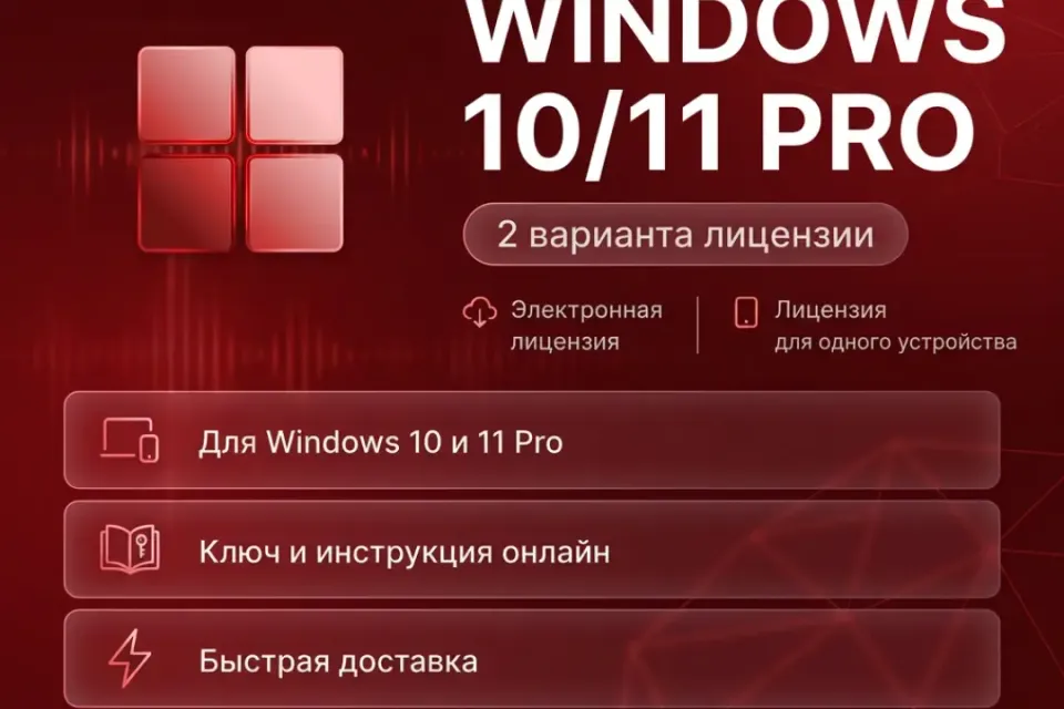 Windows 10 Pro/11 Pro Ключ Активации