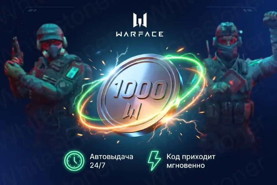 Кредиты Warface 1000 Штук | АВТОВЫДАЧА | Vk Play