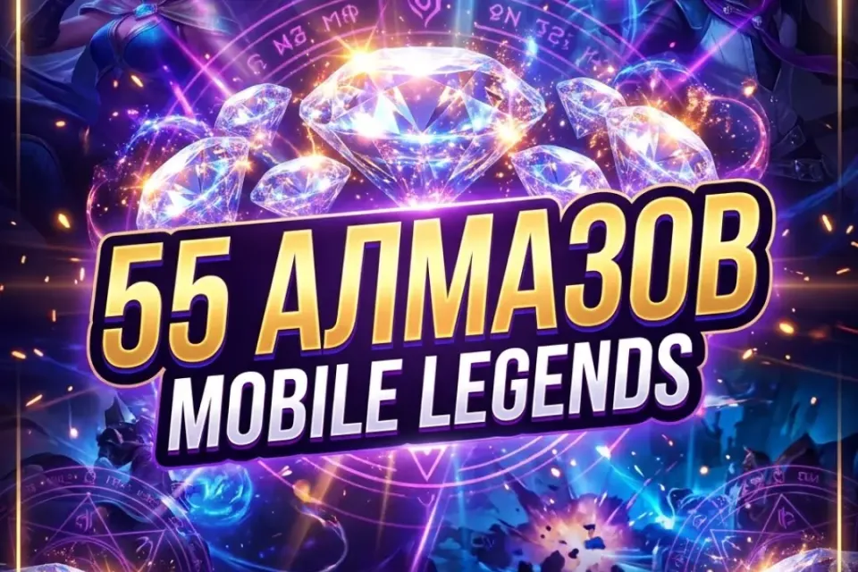 50 + 5 алмазов по ID (Россия) (MLBB)