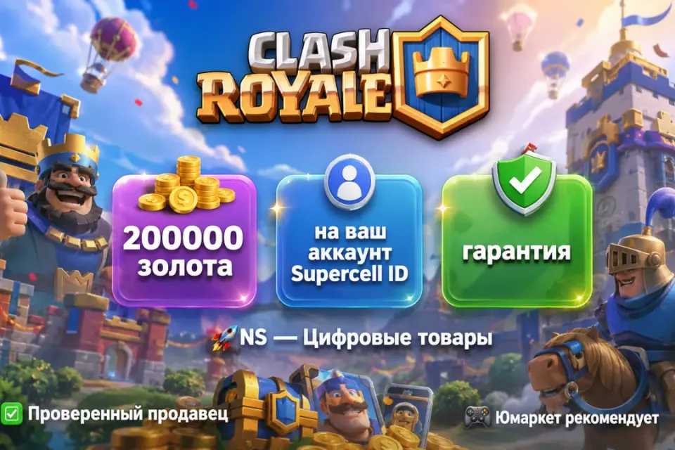 🔰 Clash Royale — [200000 золота на Ваш аккаунт] 🔰