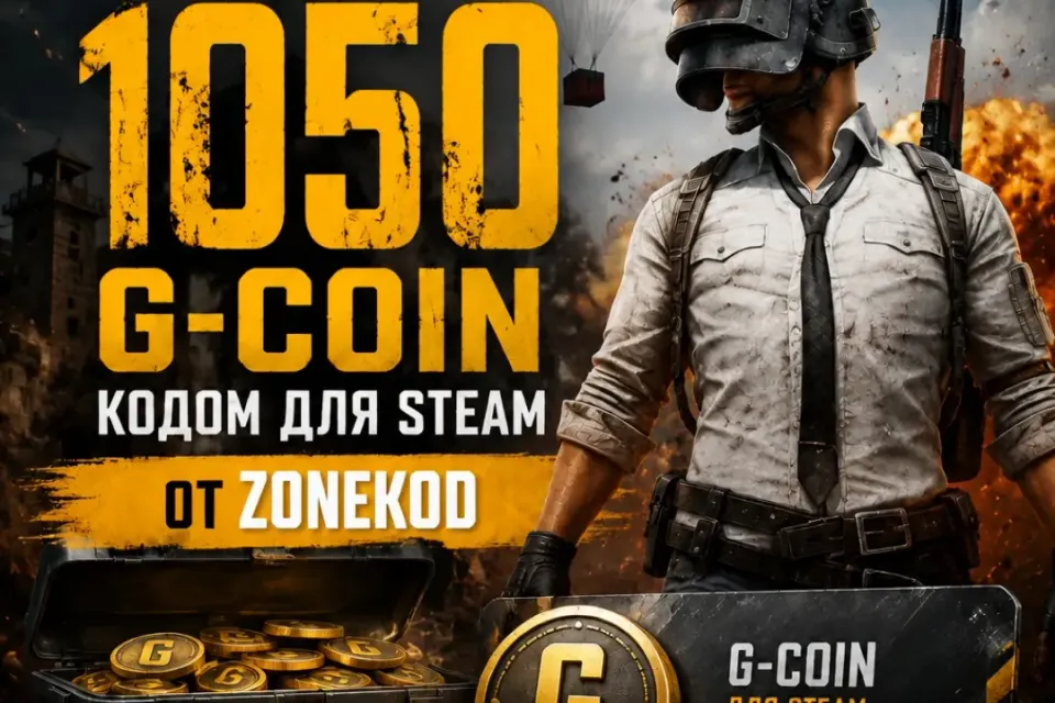 ⭐PUBG | Моментально | Код Steam | Любой сервер⭐🔥🍁1050 G-coin🍁🔥