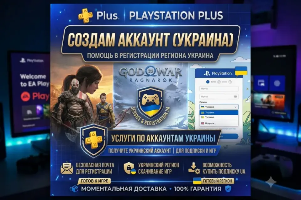 ➡️🎮➡️【PlayStation 】➡️🎮➡️ 🔥ПУСТОЙ АККАУНТ🔥 ✅【Регион: УКРАИНА】