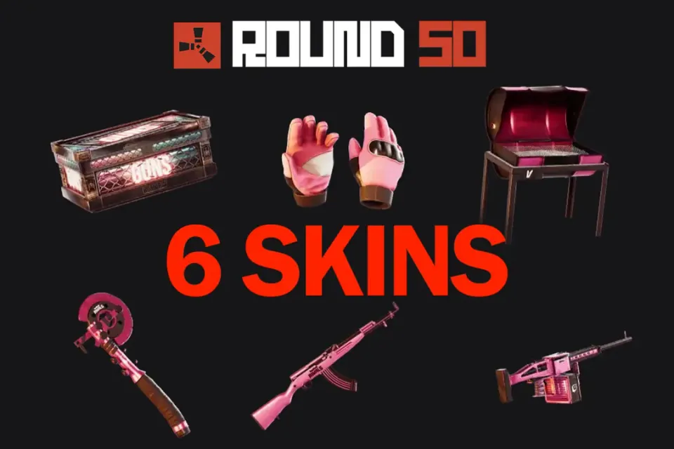 Скины RUST Twitch Drops [6шт] Раунд 50