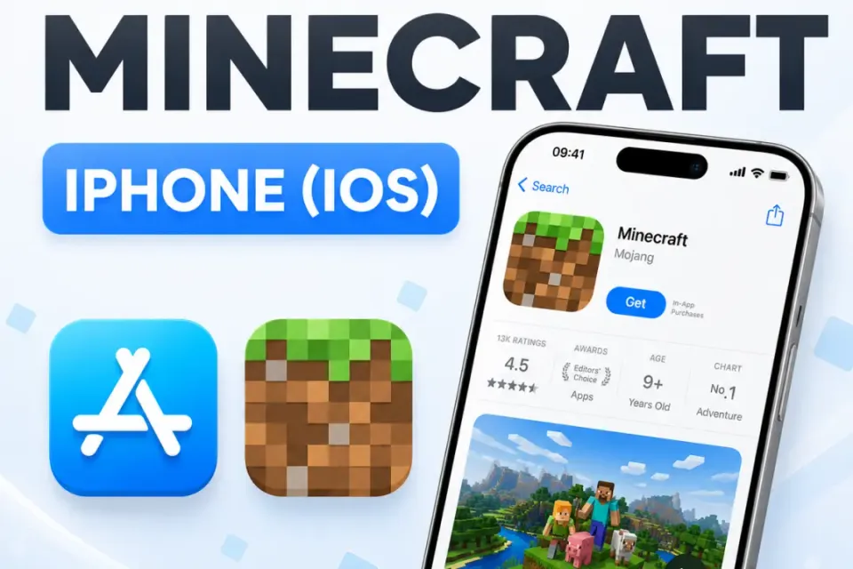 🔥Minecraft на iOS, iPhone и iPad
