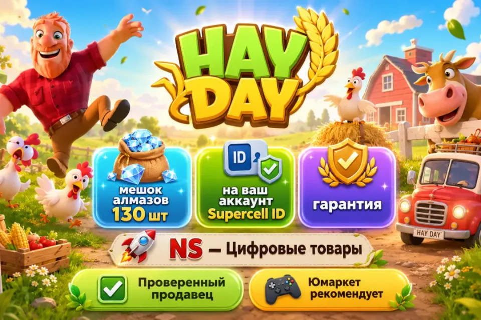 🔰 Hay Day — [мешок алмазов 130 шт на Ваш аккаунт] 🔰
