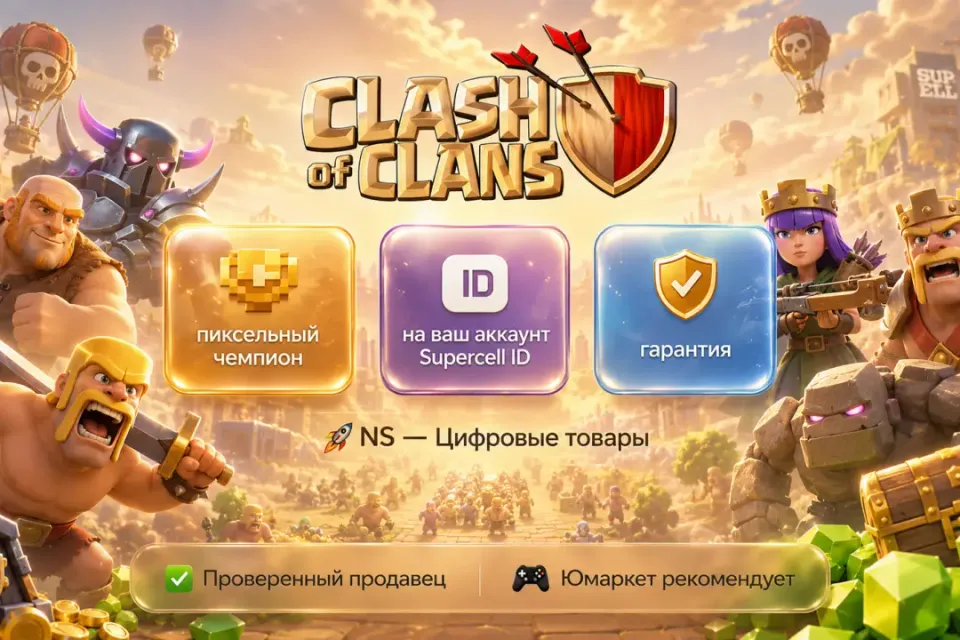 🔰 Clash of Clans — [пиксельный чемпион на Ваш аккаунт] 🔰