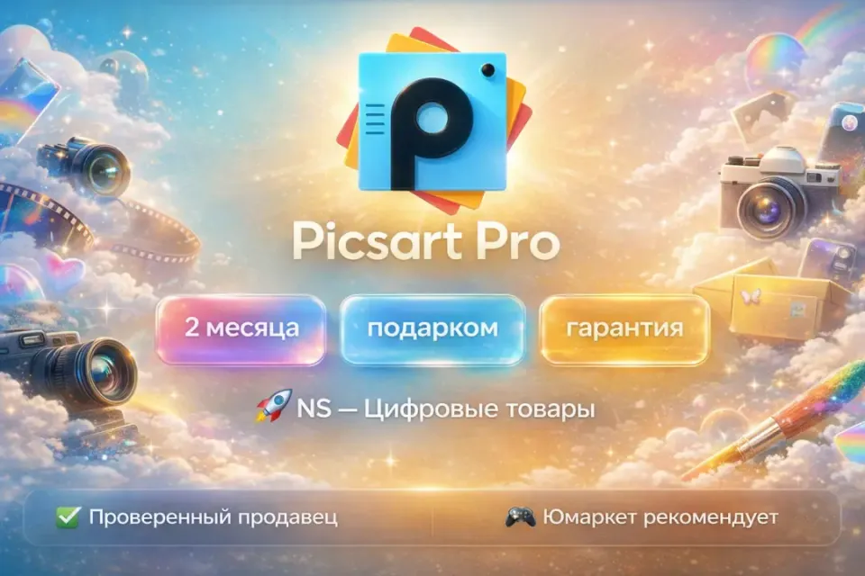 🔰 Picsart Pro — [2 месяца на Ваш аккаунт] [можно подарить другу] 🔰