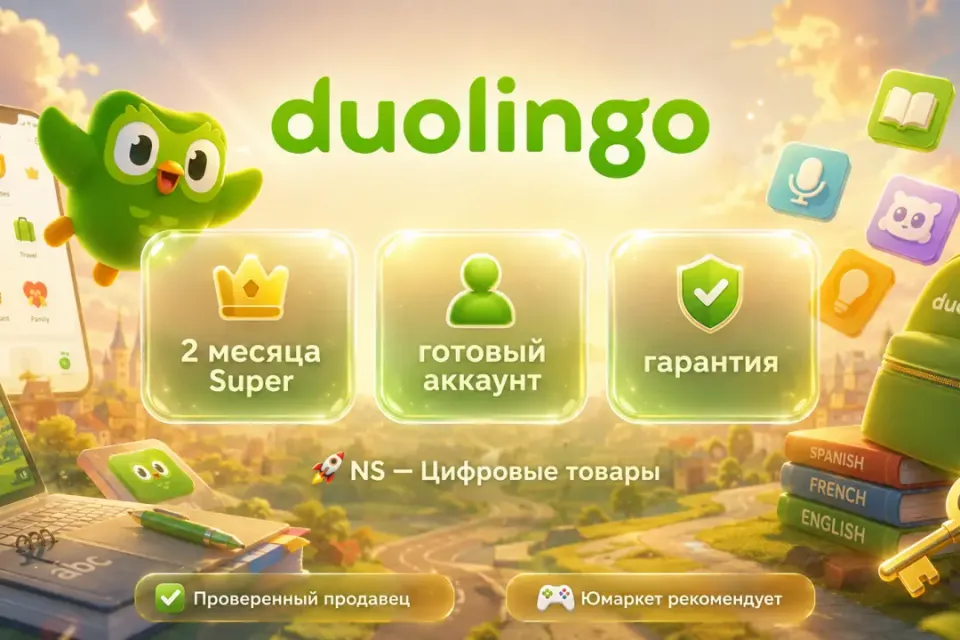 🔰 Duolingo Super — [2 месяца готовый аккаунт] 🔰