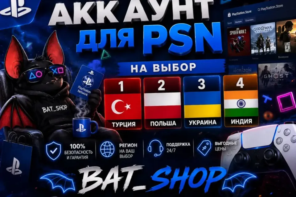 АККАУНТ ДЛЯ PSN НА ВЫБОР | БЫСТРО И БЕЗОПАСНО