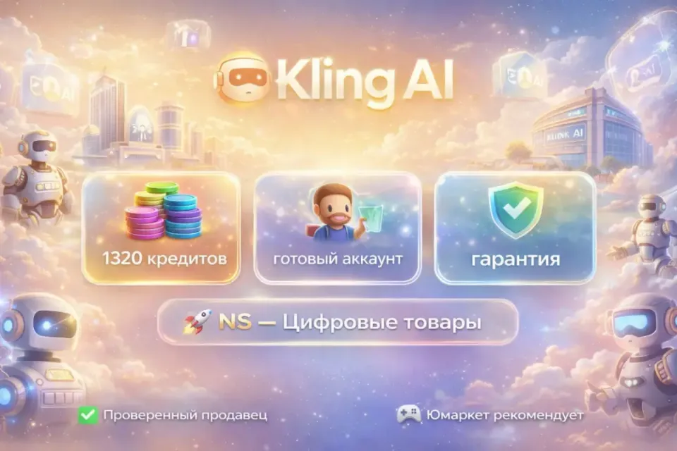 🔰 Kling AI — [1320 кредитов / без подписки / готовый аккаунт] 🔰