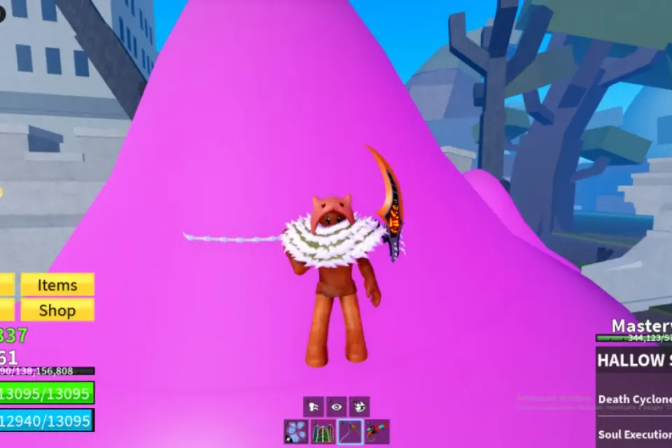 ⚡️BLOX FRUITS: 2561 ЛВЛ 💎 СУПЕРХЬЮМАН 💎 КОСА HALLOW SCYTHE 💎 МАКС СНАРЯЖЕНИЕ 💎
