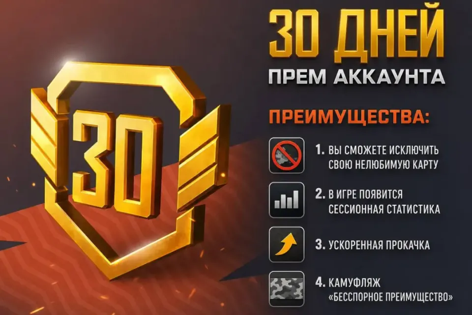 🩸30  ДНЕЙ ПРЕМИУМ АККАУНТА🩸