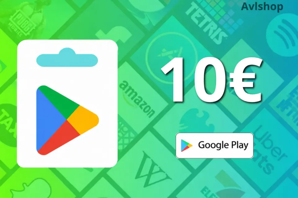 🎁 10 EUR – Подарочная карта Google Play 🇩🇪 Автовыдача!