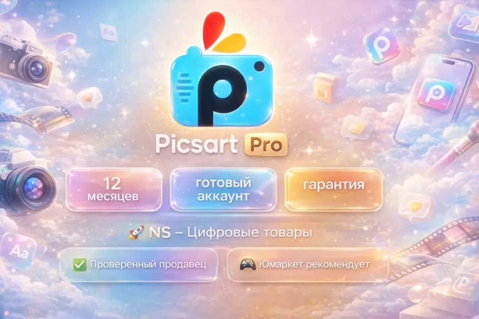🔰 Picsart Pro — [12 месяцев готовый аккаунт] 🔰