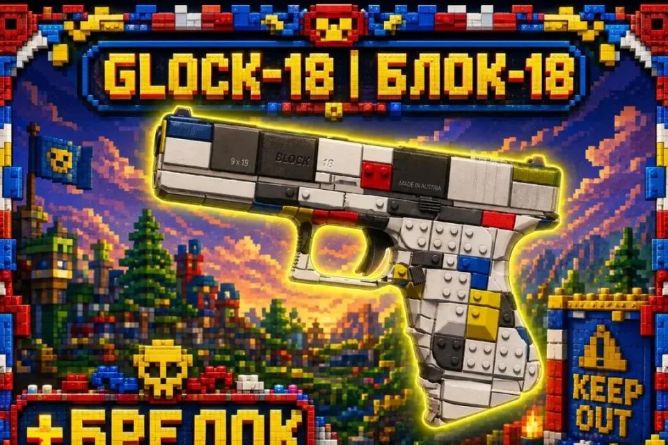 🟥🟩🟦ГЛОК-18 | БЛОК🟥🟩🟦+🎁БРЕЛОК🎁