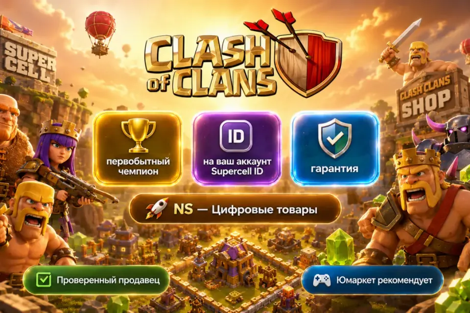 🔰 Clash of Clans — [первобытный чемпион на Ваш аккаунт] 🔰