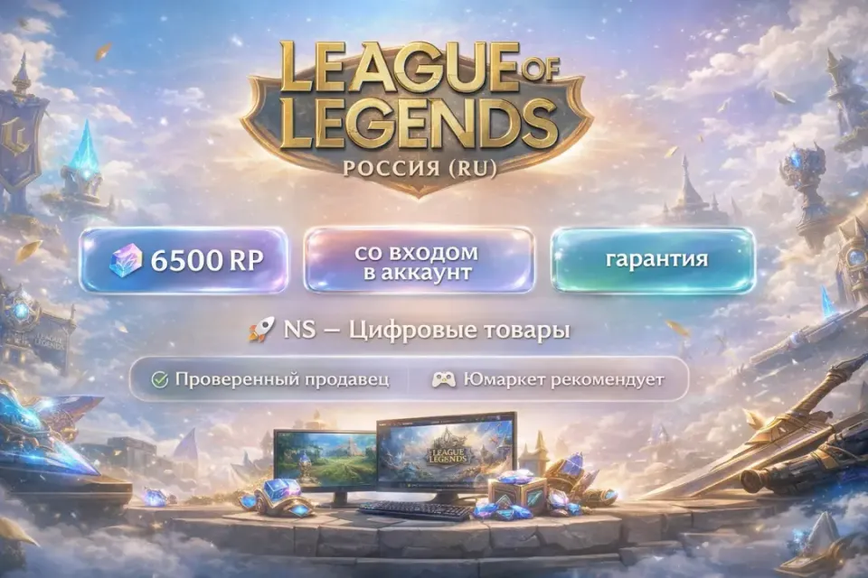 🔰 League of Legends — [6500 RP [Россия] на Ваш аккаунт] 🔰