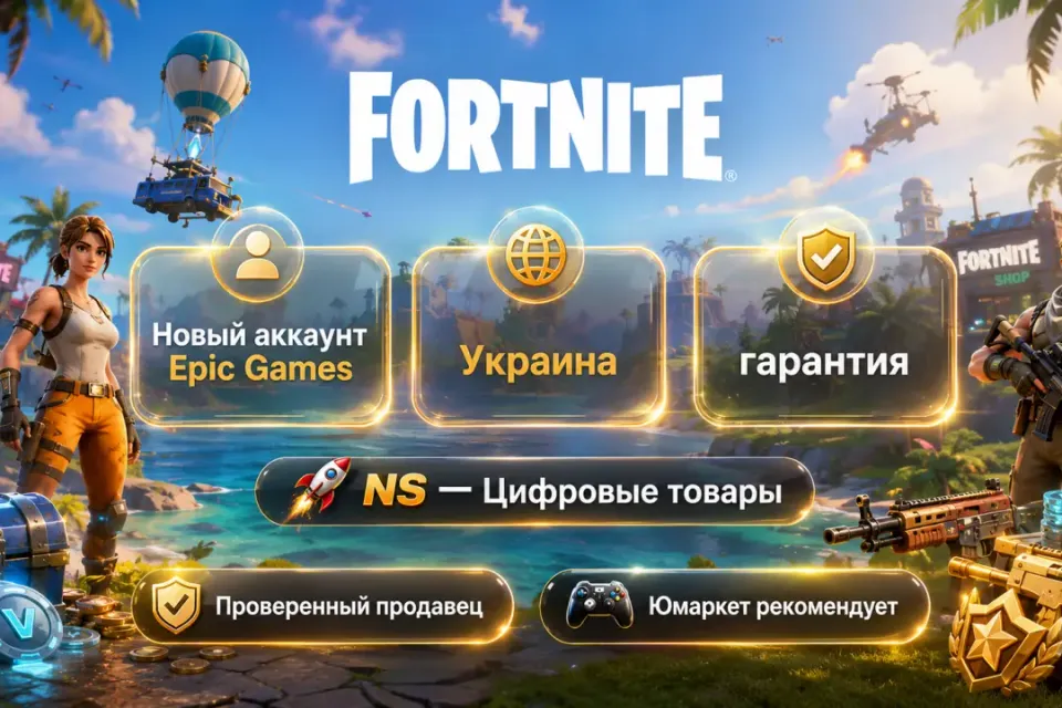 🔰 Fortnite Epic Games — [новый аккаунт Украина] 🔰